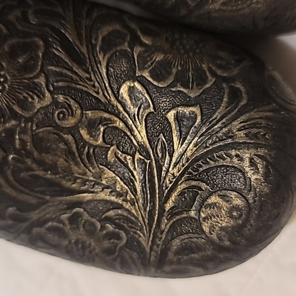 Black Embossed Clogs Dansko Size 37 - Picture 3 of 7